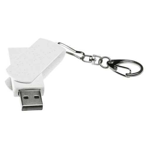 Флешка USB 3.0 Варуна на 32 ГБ, крапчатый белый