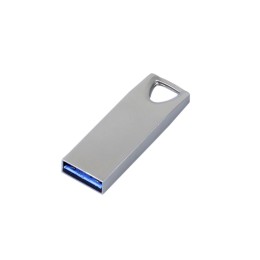 USB 2.0-флешка на 16 Гб с мини чипом, компактный дизайн, стильное отверстие для цепочки