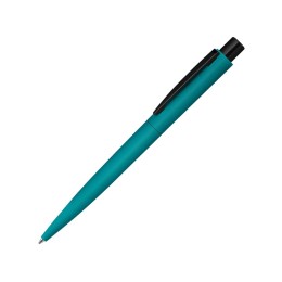 Ручка шариковая металлическая «LUMOS M» soft-touch, морская волна/черный