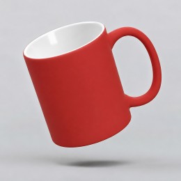 Кружка с покрытием soft-touch «Barrel of a Gum», красный (Р)