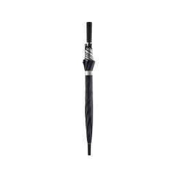 Зонт-трость 1159 Double face полуавтомат, черный/серебристый
