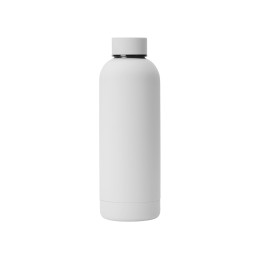 Вакуумная термобутылка "Cask" Waterline, soft touch, 500 мл, тубус, белый