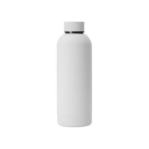 Вакуумная термобутылка "Cask" Waterline, soft touch, 500 мл, тубус, белый