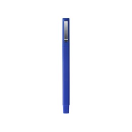 Ручка шариковая пластиковая "Quadro Soft", квадратный корпус с покрытием софт-тач, синий