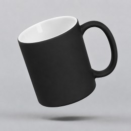 Кружка с покрытием soft-touch «Barrel of a Gum», черный
