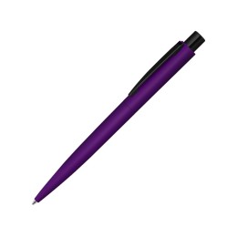 Ручка шариковая металлическая «LUMOS M» soft-touch, фиолетовый/черный