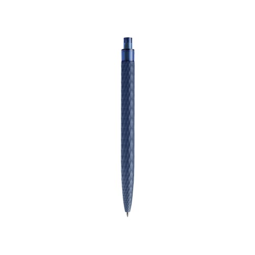Ручка шариковая QS 01 PRT "софт-тач", синий
