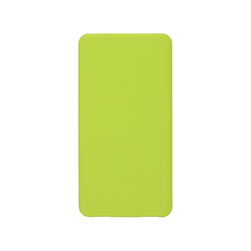 Портативное зарядное устройство «Reserve» с USB Type-C, 5000 mAh, зеленое яблоко