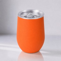 Термокружка Sense Gum, soft-touch, непротекаемая крышка, 370мл, оранжевый