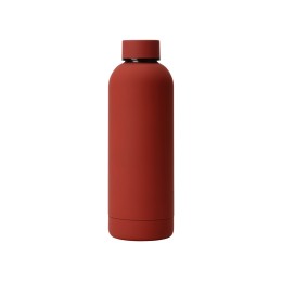 Вакуумная термобутылка "Cask" Waterline, soft touch, 500 мл, тубус, красный