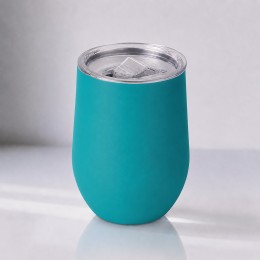 Термокружка Sense Gum, soft-touch, непротекаемая крышка, 370мл, бирюзовый 320C