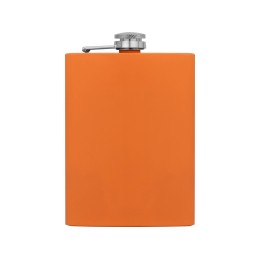 Фляжка 240 мл Remarque soft touch, 304 сталь, оранжевый
