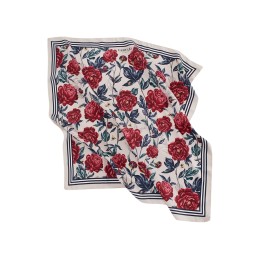 Платок «Русские сезоны» молочный. Varvara