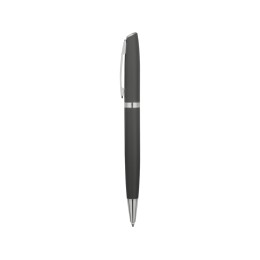 Ручка металлическая шариковая «Flow» soft-touch, серый/серебристый