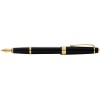 Перьевая ручка Cross Bailey Light Polished Black Resin and Gold Tone, перо F