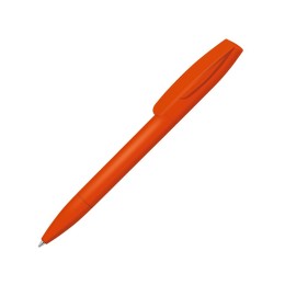 Шариковая ручка "Coral Gum " с прорезиненным soft-touch корпусом и клипом., оранжевый