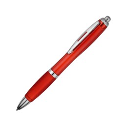 Ручка пластиковая шариковая "Nash", красный, синие чернила