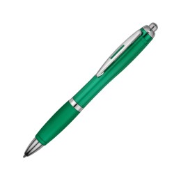 Ручка пластиковая шариковая "Nash", зеленый, синие чернила