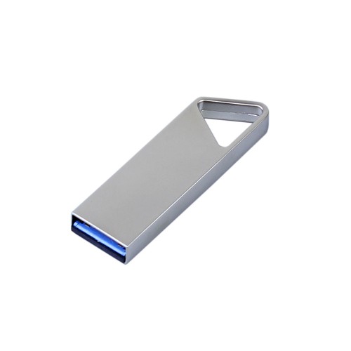 USB 2.0-флешка на 4 Гб с мини чипом, компактный дизайн, отверстие треугольной формы для цепочки