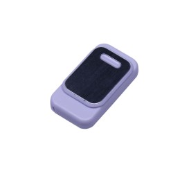 USB-флешка промо на 32 Гб прямоугольной формы, выдвижной механизм, белый