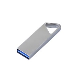 USB 3.0-флешка на 32 Гб с мини чипом, компактный дизайн, отверстие треугольной формы для цепочки