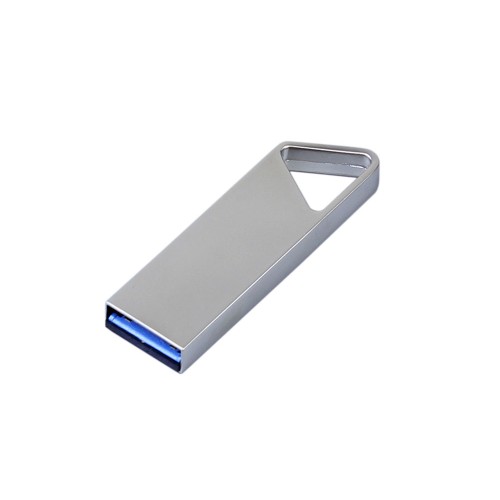 USB 3.0-флешка на 32 Гб с мини чипом, компактный дизайн, отверстие треугольной формы для цепочки