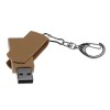Флешка USB 2.0 Варуна на 8 ГБ, коричневый