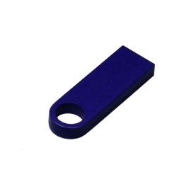 USB 3.0-флешка на 64 Гб с мини чипом и круглым отверстием, синий