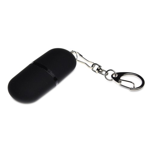 Флешка Goutte Soft-touch на 64 Гб, черный