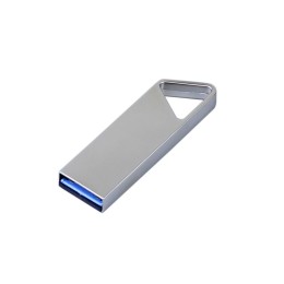 USB 3.0-флешка на 16 Гб с мини чипом, компактный дизайн, отверстие треугольной формы для цепочки