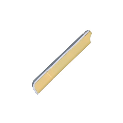 Флешка прямоугольной формы, оригинальный дизайн, двухцветный корпус, 32 Гб, желтый/белый