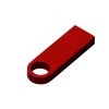 USB 2.0-флешка на 128 Гб с мини чипом и круглым отверстием, красный