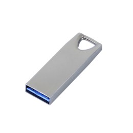USB 3.0-флешка на 16 Гб с мини чипом, компактный дизайн, стильное отверстие для цепочки