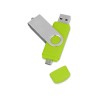 USB/micro USB-флешка 2.0 на 16 Гб «Квебек OTG», зеленое яблоко
