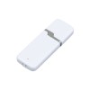 Флешка промо прямоугольной формы c оригинальным колпачком, 32 Гб, белый