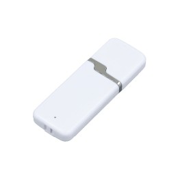 Флешка промо прямоугольной формы c оригинальным колпачком, 32 Гб, белый