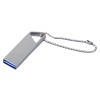USB 2.0-флешка на 4 Гб с мини чипом, компактный дизайн, отверстие треугольной формы для цепочки
