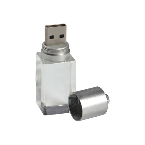 USB-флешка на 16 ГБ,micro USB  серебро