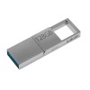 USB 3.0-флешка на 128 Гб с разъемами USB-A и Type-C, серебристый