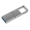 USB 3.0-флешка на 64 Гб с разъемами USB-A и Type-C, серебристый