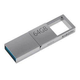 USB 3.0-флешка на 64 Гб с разъемами USB-A и Type-C, серебристый