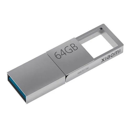USB 3.0-флешка на 64 Гб с разъемами USB-A и Type-C, серебристый