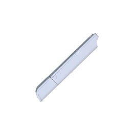 Флешка прямоугольной формы, оригинальный дизайн, двухцветный корпус, 16 Гб, белый