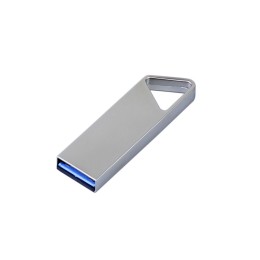 USB 2.0-флешка на 128 Гб с мини чипом, компактный дизайн, отверстие треугольной формы для цепочки