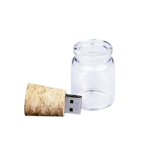 Флешнакопитель в виде пробки в бутылочке на 16 Гб