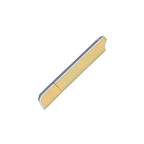 Флешка прямоугольной формы, оригинальный дизайн, двухцветный корпус, 64 Гб, желтый/белый