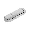 Флешка 3.0 каплевидной формы, современный дизайн, 64 Гб, серебристый