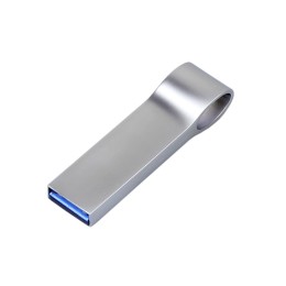 USB 3.0-флешка на 32 Гб с мини чипом, компактный дизайн, боковое отверстие для цепочки