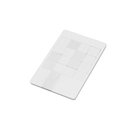 Флешка в виде пластиковой карты "Пятнашки", 64 Гб, белый