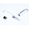 USB-флешка на 16 Гб в виде ручки с мини чипом, белый